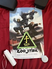 Zoo Jitsu Fighters Poster SDCC 2023 Icon Heroes Exclusive San Diego Comic Con