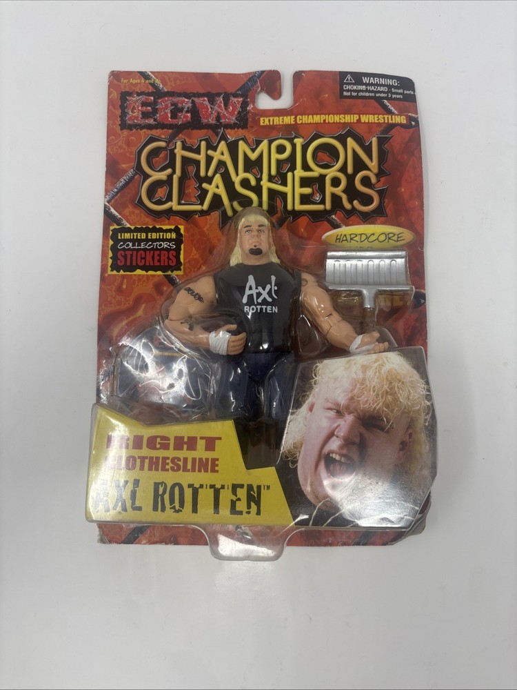 Axl Rotten Champion Clashers ECW Figure Wrestling OSFTM Extreme Vintage