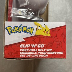 Pokemon Eevee Clip N Go Poke Ball Belt Set Rare New