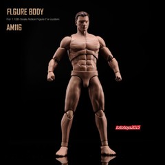 ANT 1:12 Muscular Strong Figure Flexible Body Head Hand Shape Shoes Male Doll