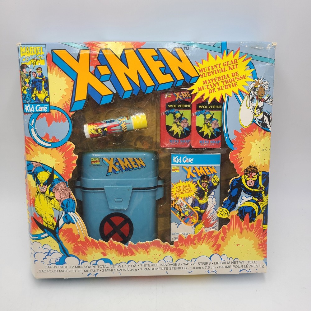 X-MEN 1994 Mutant Gear Original Survival Kit COMPLETE SET
