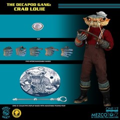 Mezco Toyz The Decapod Gang : Crab Louie 1/12 Action Figure In Stock