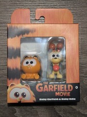 The Garfield Movie – Baby Garfield & Baby Odie 2 Pk Mini Collectible Figures