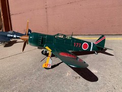 1:18 Kawasaki Ki-100 “Tony” Radial Engine Model Kit-Disassembled and Unpainted