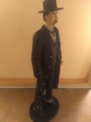 RARE WYATT EARP  VINTAGE WESTERN ACTION FIGURE 16″ Tall 