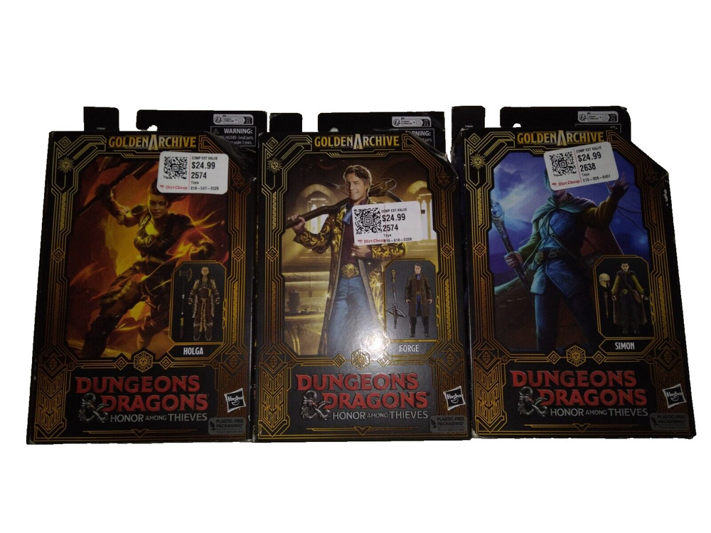 Hasbro Dungeons & Dragons Honor Among Thieves Simon Holga Forge Lot Of 3 Figures
