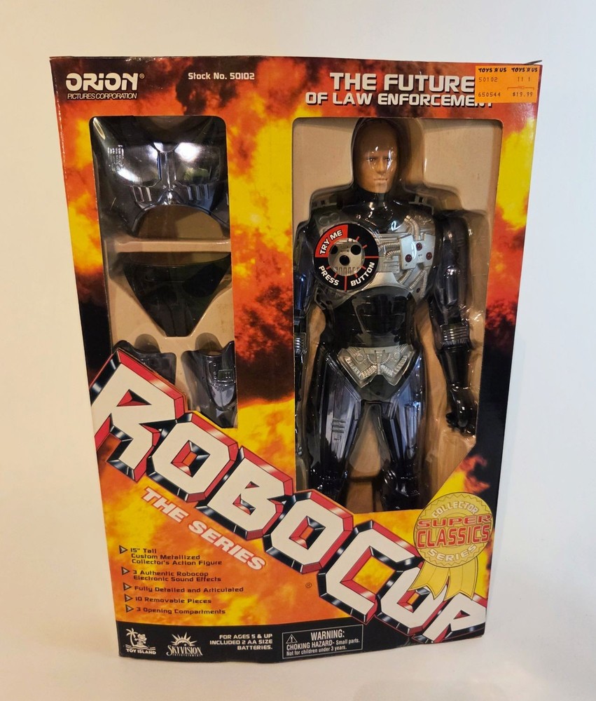 RoboCop Series 1997 Orion Toy Island – 15 in Action Figure w/10 accessories NIB