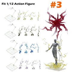 For 1/12 Action SHF Figma Figure Model Stand Holder Tamashii Effect Impact