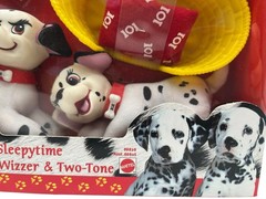 Vintage 101 Dalmatians Sleepytime Wizzer & Two-Tone Mattel Disney NIB