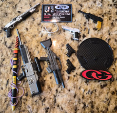1:6 scale BBI Cy Girls 12″ Female Action Figure Weapons Accessories Stand Lot