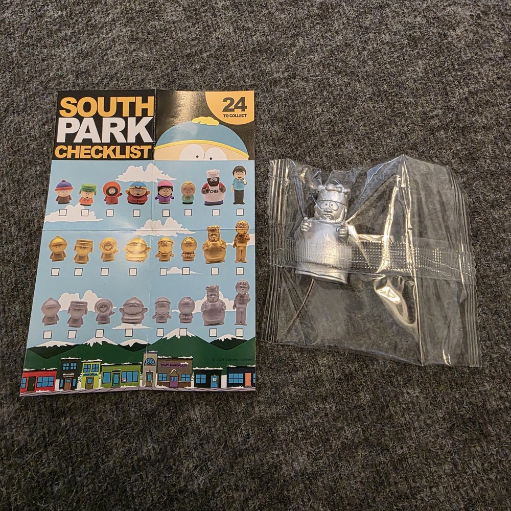 2024 Khadou UK | SOUTH PARK Metallic Chase Platinum CHEF 1.5″ Micro Figure