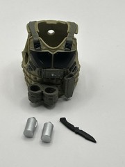Valaverse Action Force Tactical Vest With Knife & Tear Gas (Z) Fodder 1/12 Scale