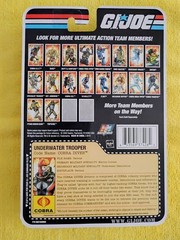 GI Joe Comic/Cartoon Series 4 Figs,Cobra Enemy, Saboteur, Android,Diver,Serpent