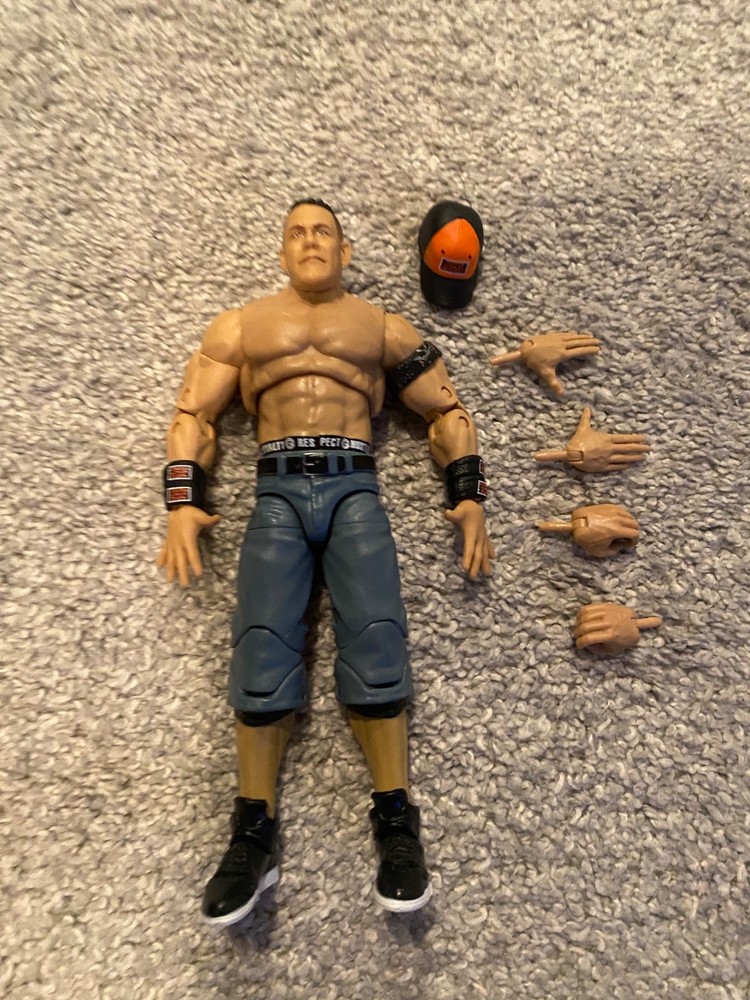 John Cena WWE Ultimate 5 Body w/ WrestleMania Elite 2026 Hat Sweat Bands RATTLES