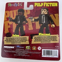 Pulp Fiction MiniMates Jules & Vincent Action Figure Set 2014 Mini Fig Lot Rare