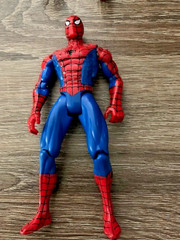 1995 Toy Biz Spider-Man Animated Series 4 Spider-Man (Web Glider) 5in Figure