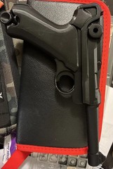 1:1 Life-Size Luger P08 Gun 3D Printed Gun Model