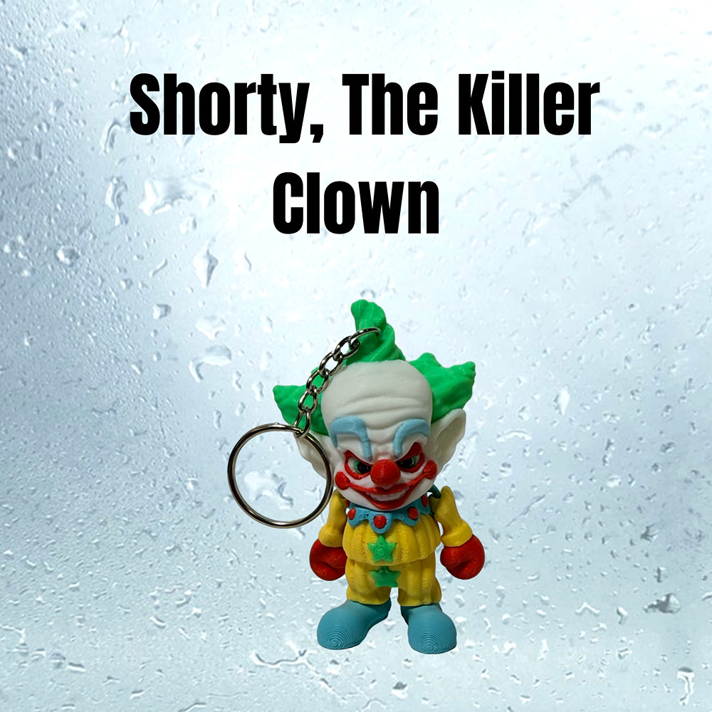 Shorty Flexi Horror Toy 3D Printed Articulated Halloween Figure 2.5″ Tall Scary