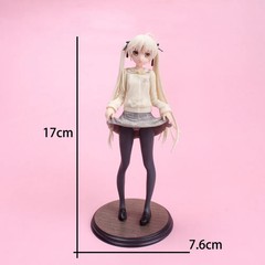 Anime Figure Cartoon kawaiii Yosuga no Sora Kasugano sitting position Action