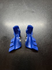Vtg The Batman Bruce to Batman GLOVES armor Mattel 2004 blue accessory parts E5