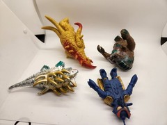 Bandai kaiju Ultra Monster Series Lot Of 4. Ultraman 1983 Godzilla