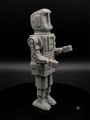 MARVIN THE PARANOID ANDROID ROBOT HITCHHIKERS GUIDE TO THE GALAXY 4″ FIGURE