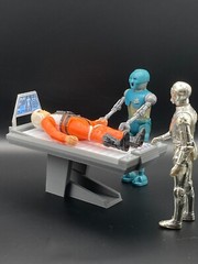 CUSTOM STAR WARS SCI FI MEDICAL BED for 1:18 scale FIGURE DIORAMA GI JOE (F01)