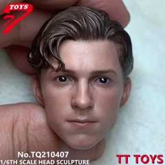 TTTOYS 1/6 Head Sculpt Spider-Man Tom Holland Fit 12inch Male PH TBL Figure doll