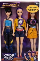 Kpop Demon Hunter Dolls Singing 11.8″ Set Of 3