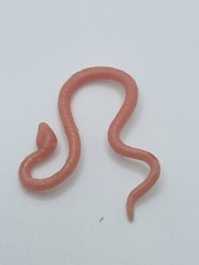 Vintage Kenner Star Wars Yoda Replacement Snake 1980 Repro Part Orange Brown