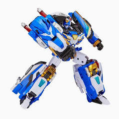 Metal Cardbot W BLUECOP W Transforming Patrol Car Robot Action Figure Korean Toy