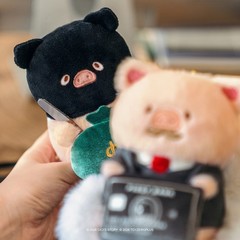 TOP Lulu The Piggy Blind Box My Workplace Partners Series Plush Keychain Figures
