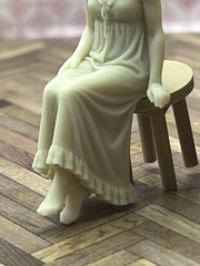 1:24 Scale Dollhouse Figure “Evening Beauty Ritual” 1950s Inspired by Marx
