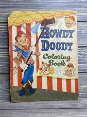 Howdy Doody Coloring Book 1951 Whitman Publishing Co Paperback Book