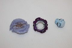 Takara Tomy Beyblade Burst Sparking B-168 Rage Longinus Destroy Blue Silver