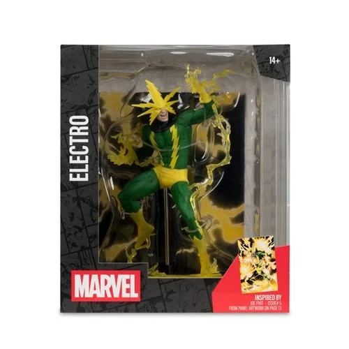 PRESALE! Marvel’s Electro 1:10 Scale Posed Figure with Scene BY MCFARLANE TOYS
