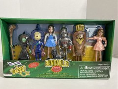 New Wizard Of Oz Action Figures Set of 7 85th Anniversary MGM Turner Poseable