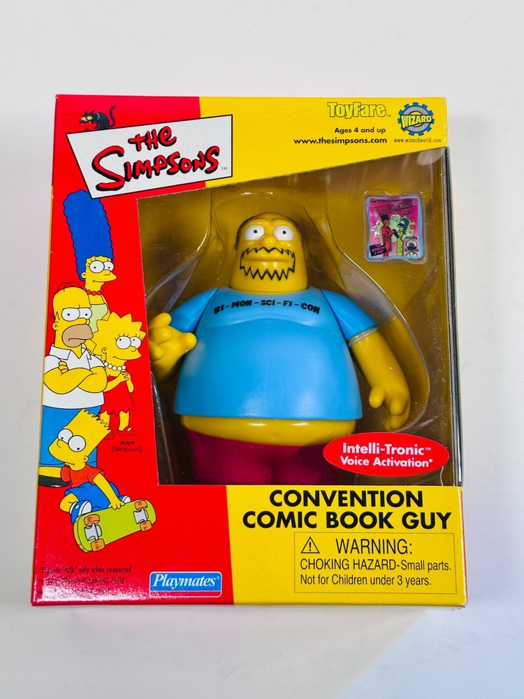Comic Book Guy The Simpsons World of Springfield ToyFare Exclusive Factory Seal