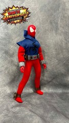 Custom 8″ Mego Scale SpiderMan Peter Parker Ben Reilly Scarlet Spider-Man & Case