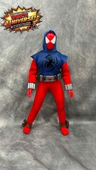 Custom 8″ Mego Scale SpiderMan Peter Parker Ben Reilly Scarlet Spider-Man & Case
