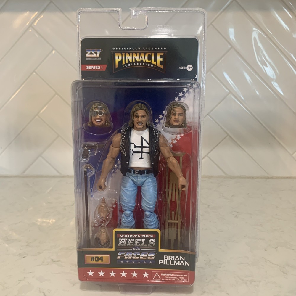 Zombie Sailor Toys Brian Pillman Wrestling’s Heels and Faces Action Figure Boxed