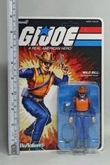 SUPER7 HASBRO GI JOE ReAction+ WILD BILL CARTOON VER. 3.75” ACTION FIGURE MOSC