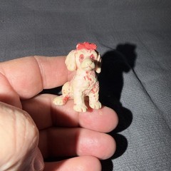 LR2- Vintage 1995 Puppy In My Pocket Pink Poodle With Bow