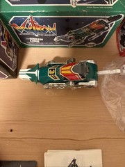 Vintage 1984 Voltron Panosh Place Green Blue Red Yellow Black Lion In Box Rare