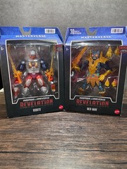 Masterverse Revelation Mer-Man and Roboto – New w/ Box Wear