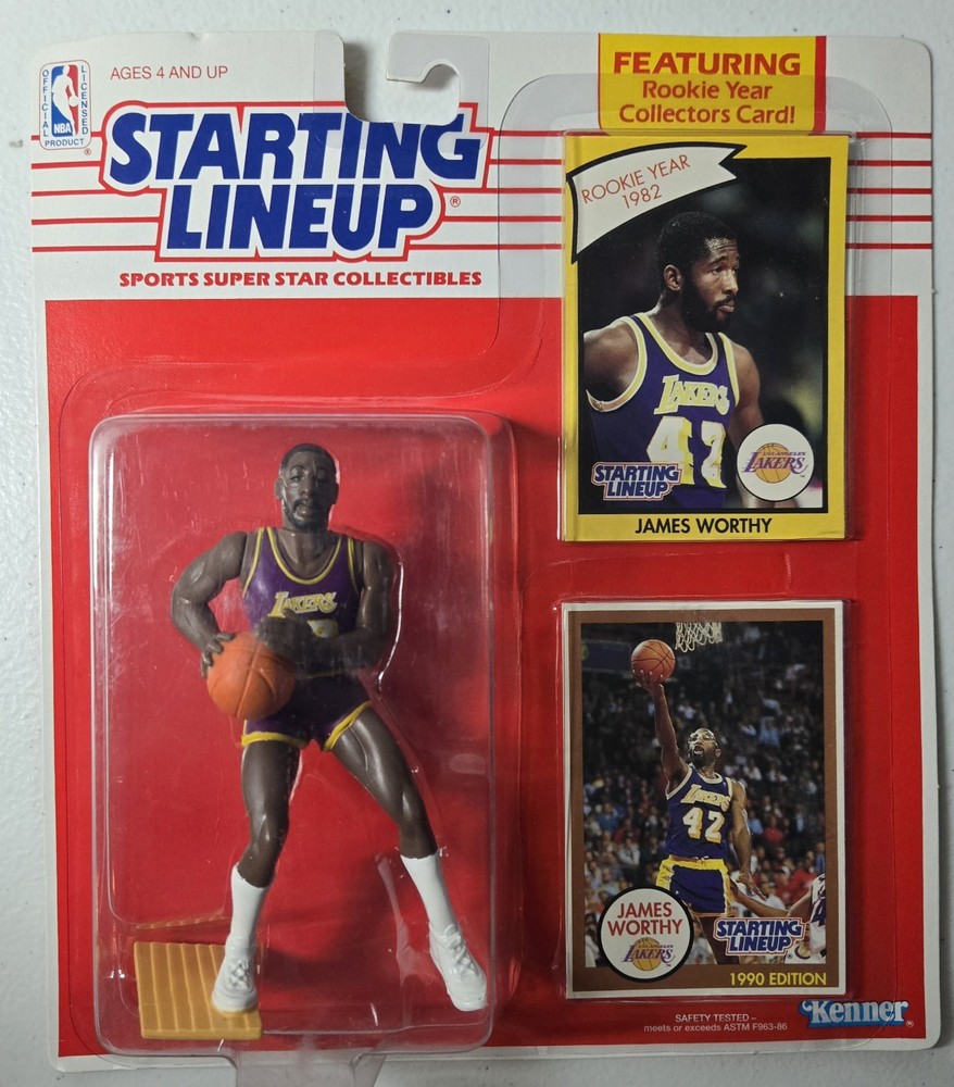James Worthy 1990 Starting Lineup Los Angeles Lakers