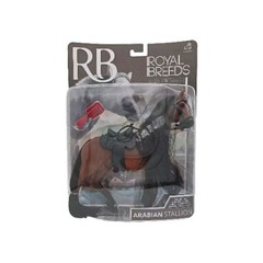 ROYAL BREEDS Horse Figurine And Comb Arabian Stallion