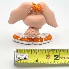 Vintage 1986 Popples Bunny Rabbit Figure Playskool Hasbro 2.25”