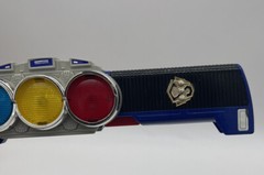 1997 Power Rangers Carranger Blue Centurion Synergizer Sword Recording Toy China
