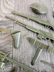 1960s Buddy Charlie / Stony Smith 12″ Figure Accessories Weapons Lot Marx